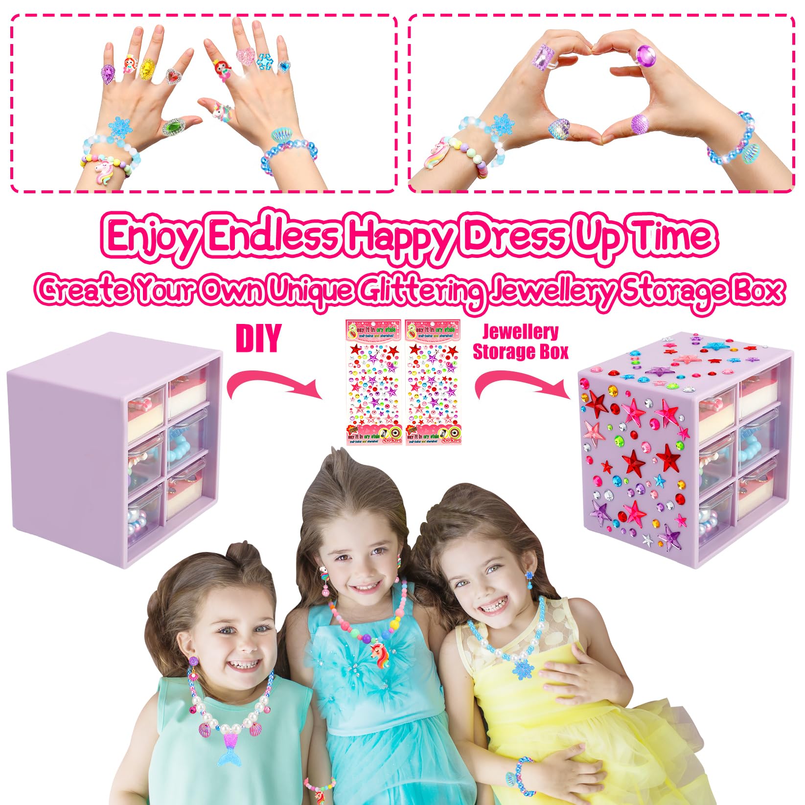 BEKALERZ gem stickers to decorate boxes and costumes