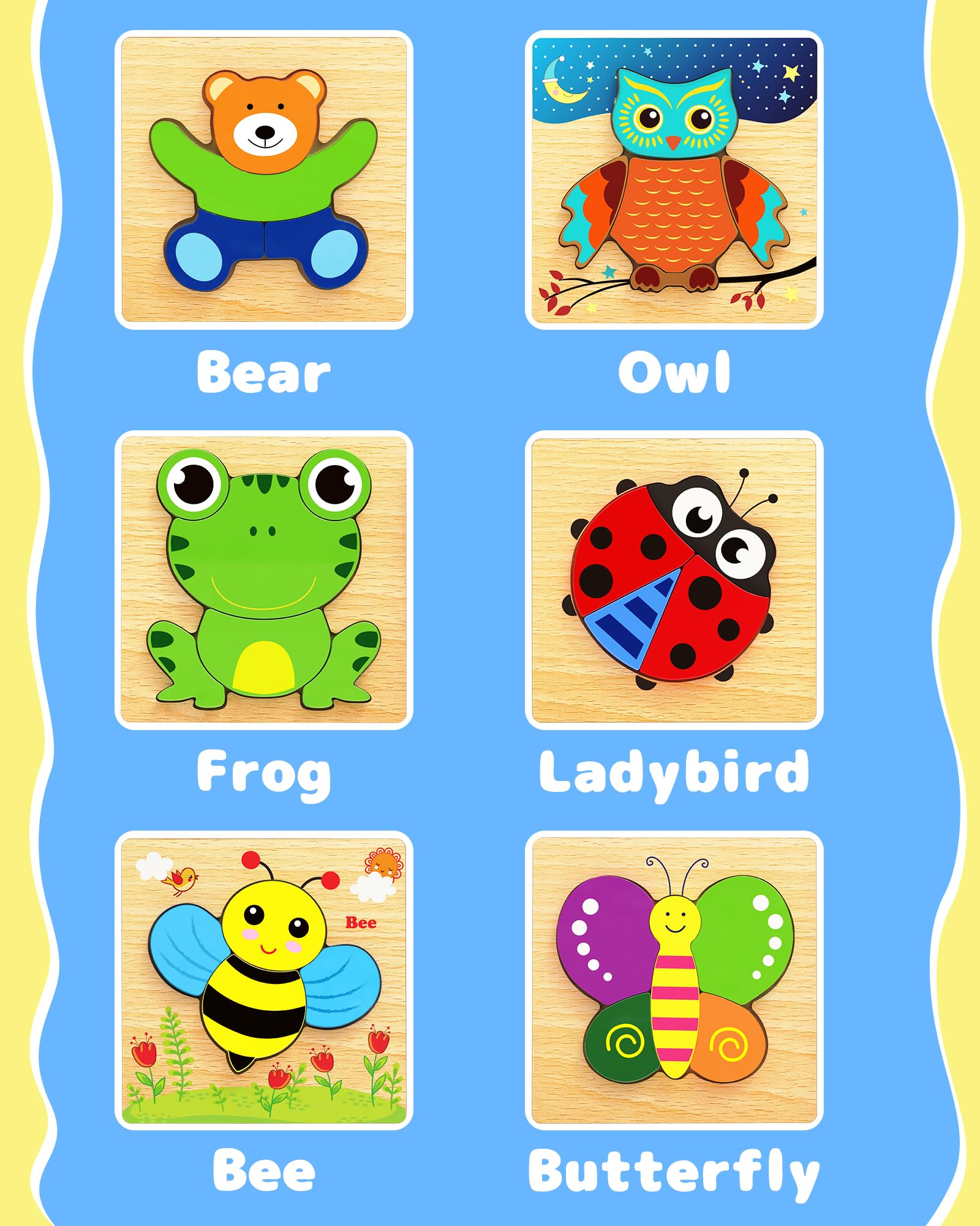 Bekayshad owl wooden puzzle aids focus through simple problem solving