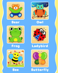 Bekayshad owl wooden puzzle aids focus through simple problem solving