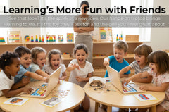 BEKILOLE Floral Laptop on a desk facilitates focused hands-on learning