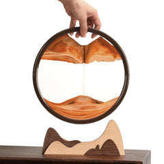 BelaRola office decor sand art provides soothing visuals during tasks.