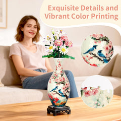 BELEEV 3D Puzzle Vase colorful pieces create a vibrant home accent