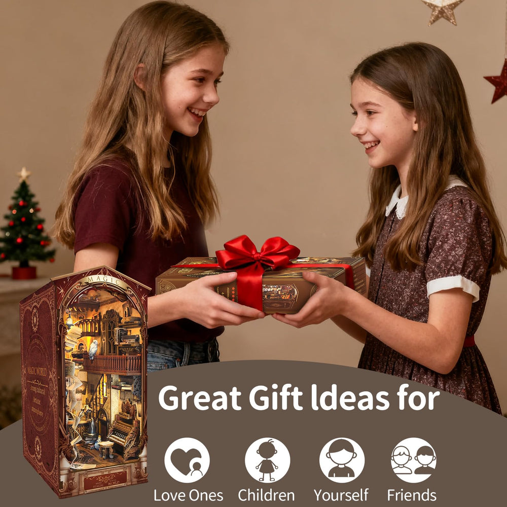 BELEEV Book Nook Kit gift-ready packaging suitable for puzzle lovers.