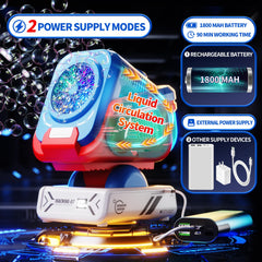 Belemar bubble machine with 1800mAh battery for longer sessions.