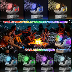 Belemar Bubble Machine Type-C port for quick recharges during events