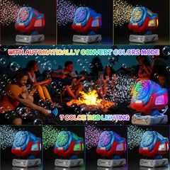 Belemar bubble machine Type-C charging for quick recharges.