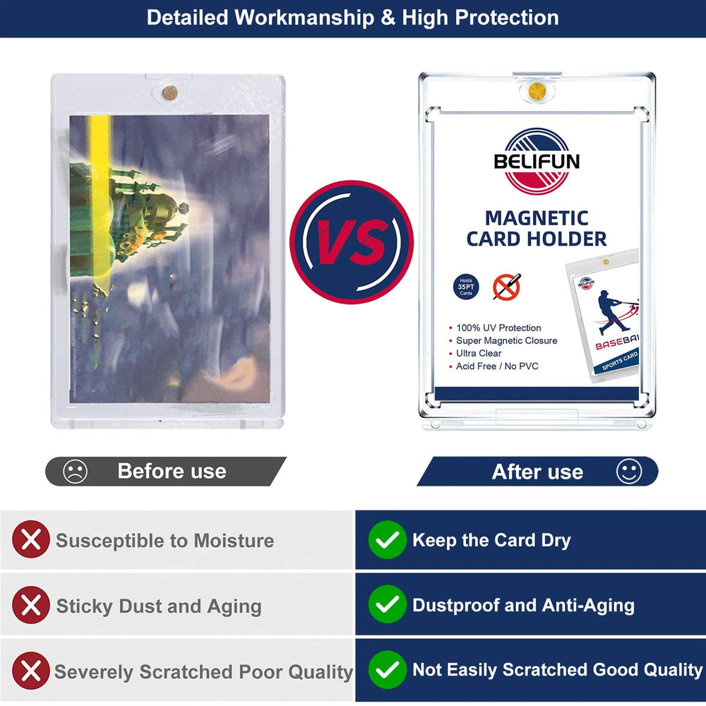 35PT standard trading card holder ideal for game cards and baseball cards