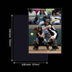 Belifun penny sleeves durable material with easy visibility for quick access during play