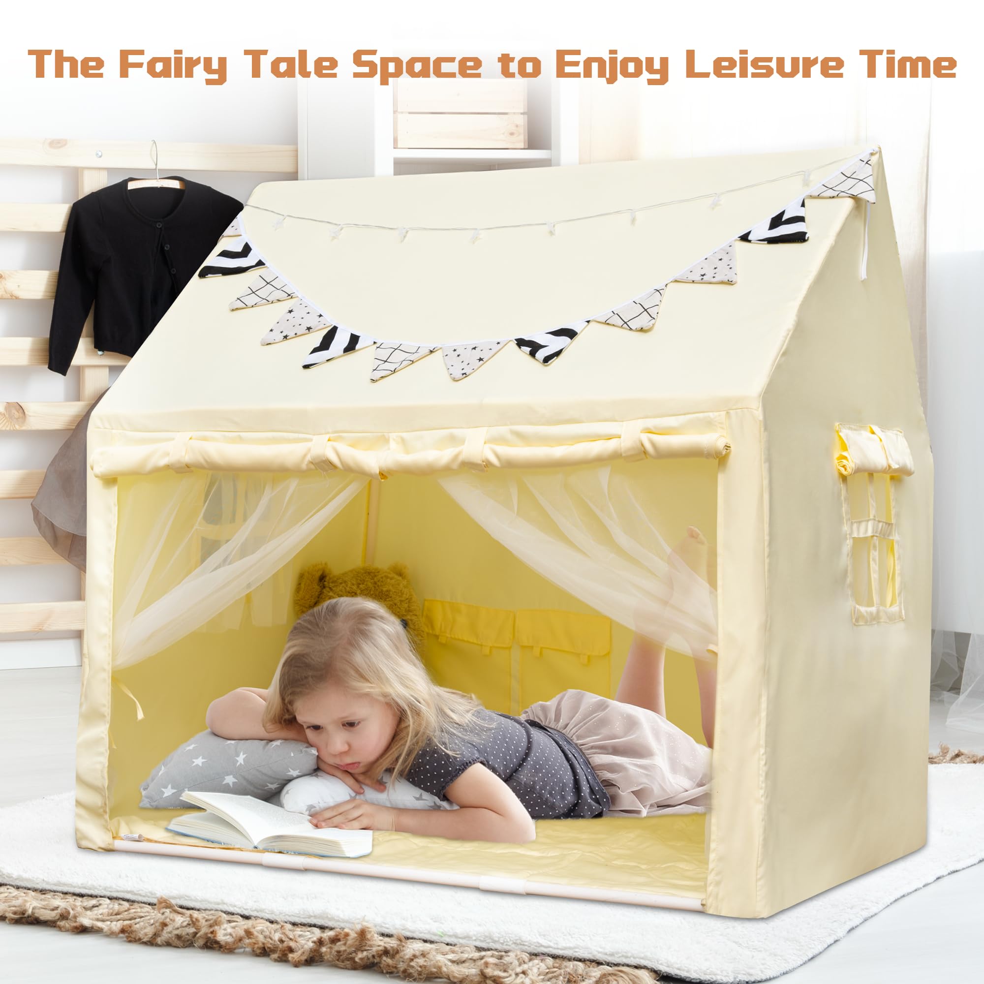 Bella's Friends tent folds into its carry bag for easy travel and quick setup.