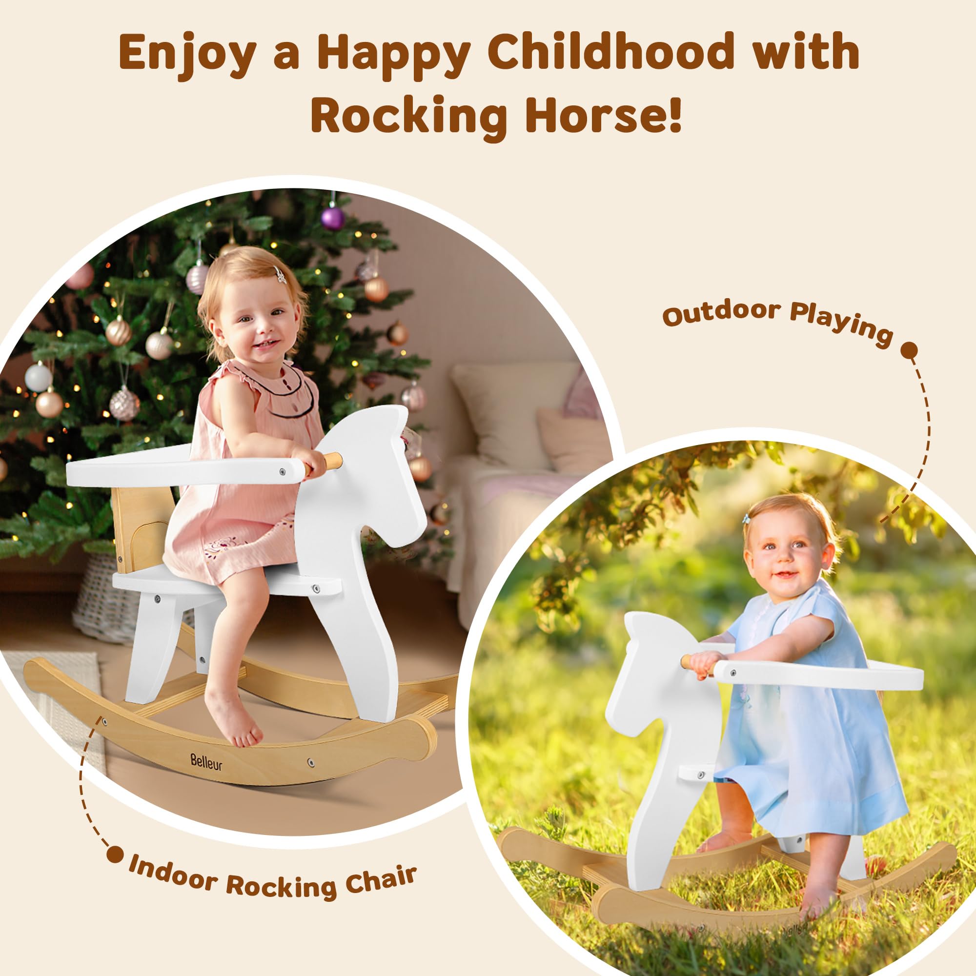 Belleur rocking horse gift-ready packaging suitable for gifting