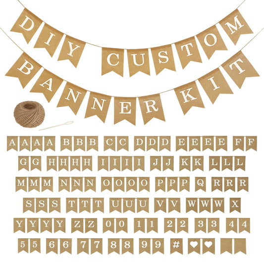 Bellium Custom Banner Kit: 97 pieces for versatile party décor