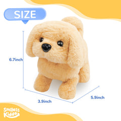 bellochiddo plush puppy is safe and soft for cuddling