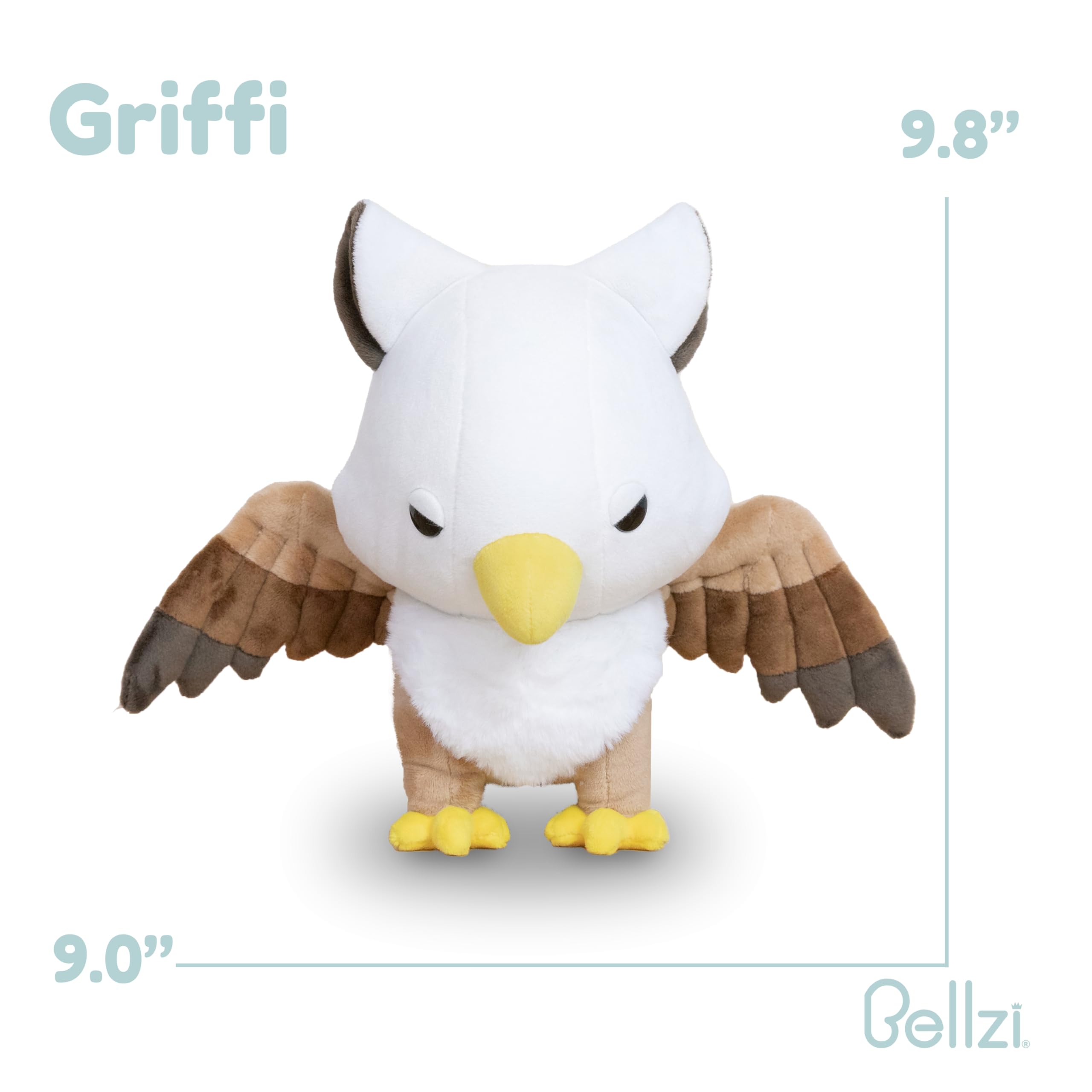 Bellzi Griffin hugging companion for bedtime comfort