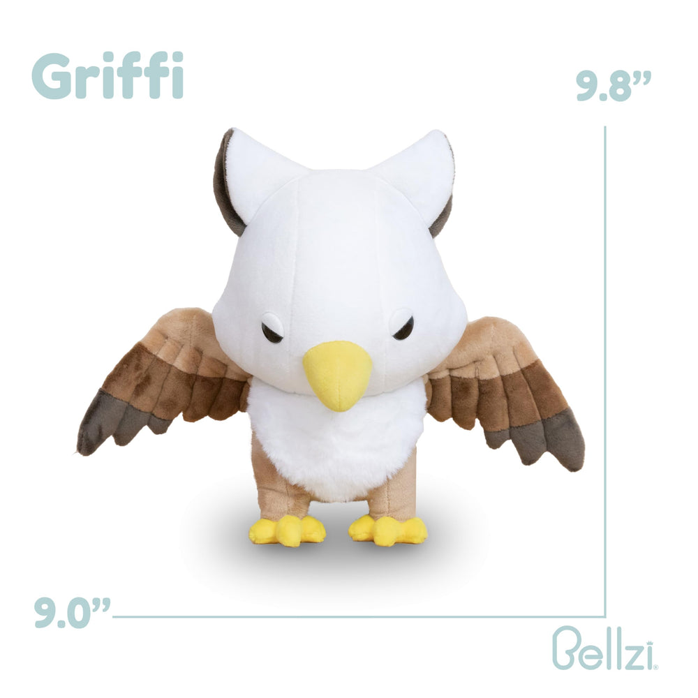 Bellzi Griffin hugging companion for bedtime comfort