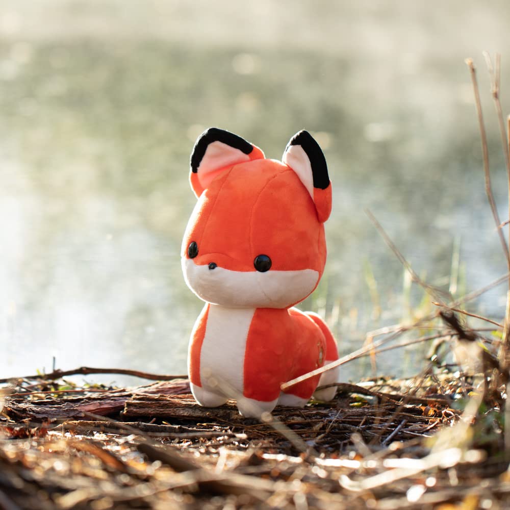 Bellzi Orange Fox plush bedtime snuggle ideal for cozy night routines