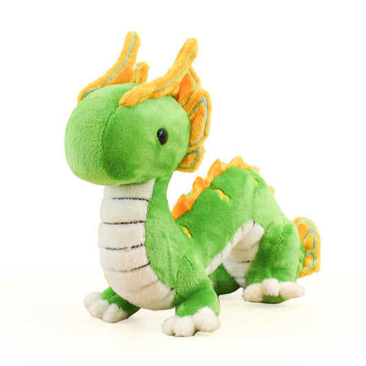 Bellzi Long-Yi serpent dragon side pose ideal for bedtime companions.