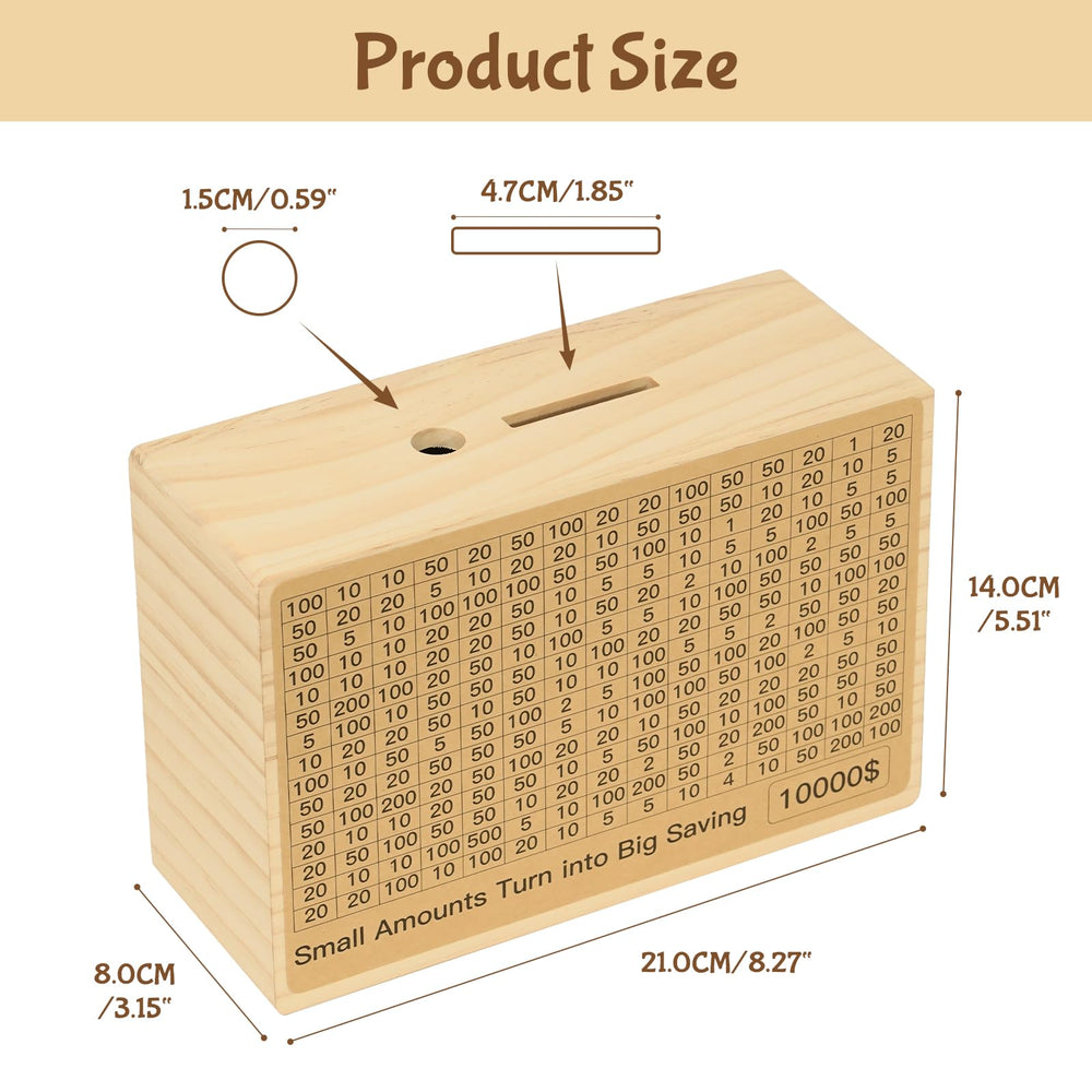 Ideal gift idea: Bemaystar money-saving box for adults and children to start saving.