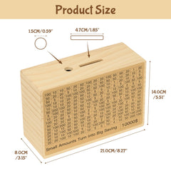 Ideal gift idea: Bemaystar money-saving box for adults and children to start saving.