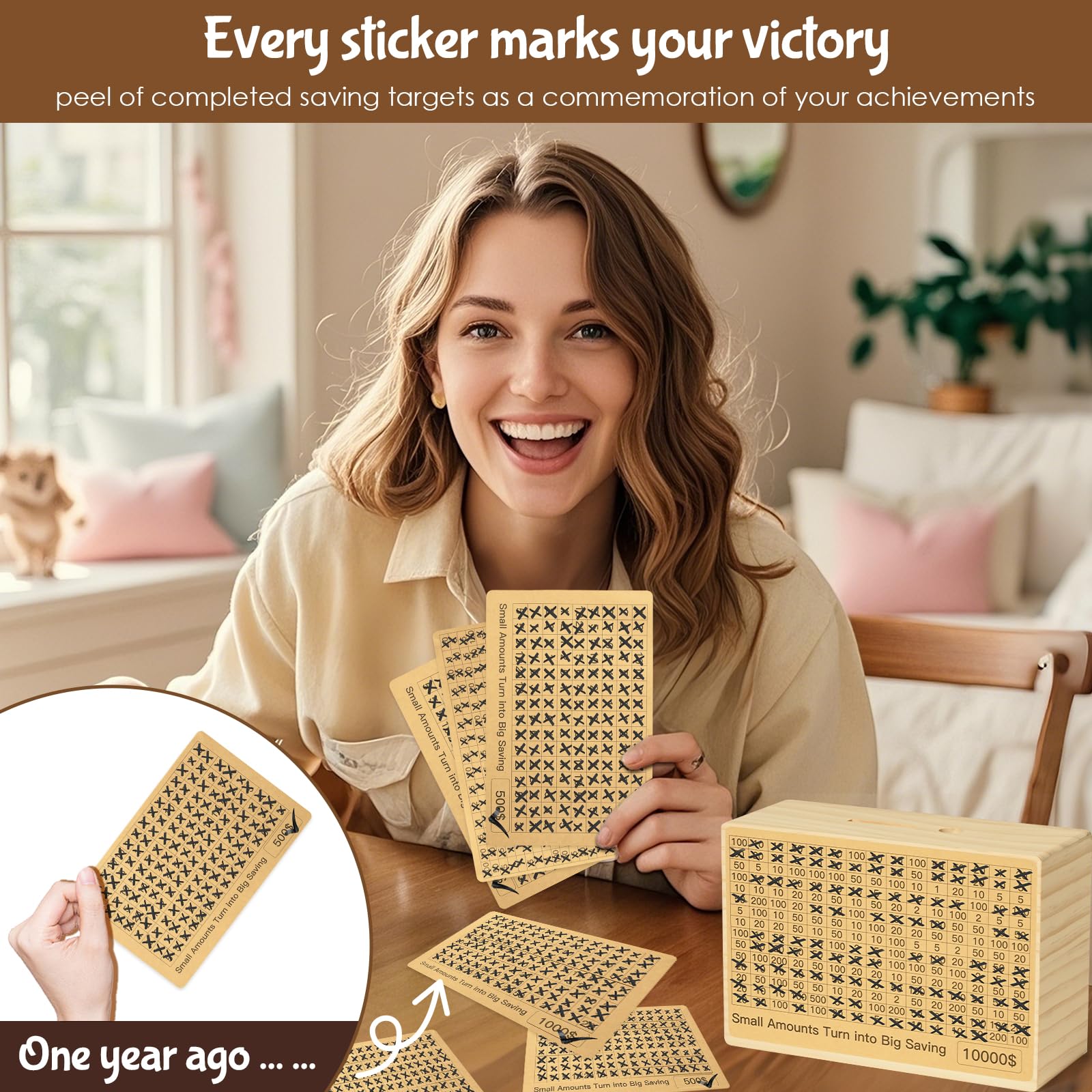 Bemaystar money-saving box arrives fully pre-built for immediate use.