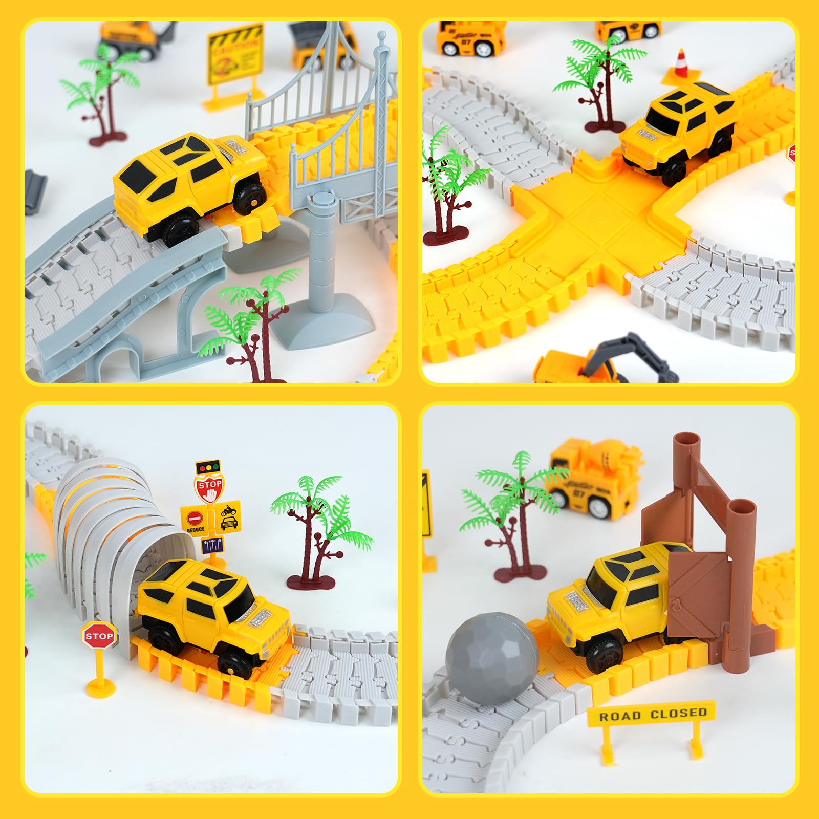 BEMITON construction vehicles for a bustling work-site playset