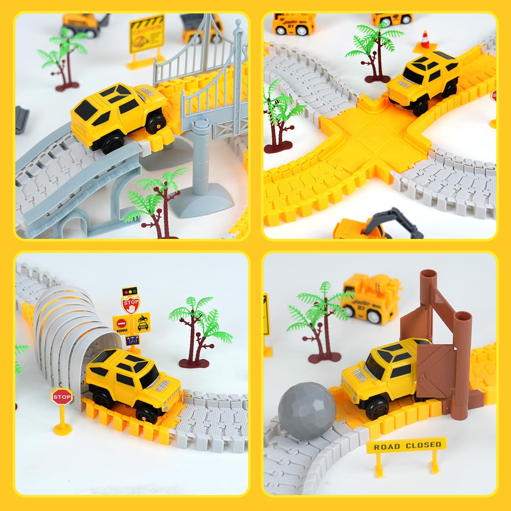 BEMITON construction vehicles for a bustling work-site playset