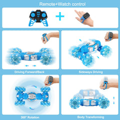 BEMITON gesture watch control demonstrates intuitive, hands-free steering.