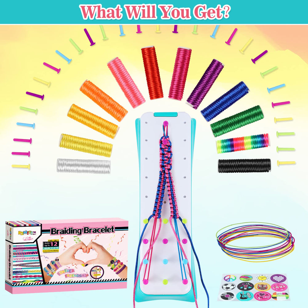 BEMITON portable braiding loom with gift box for travel