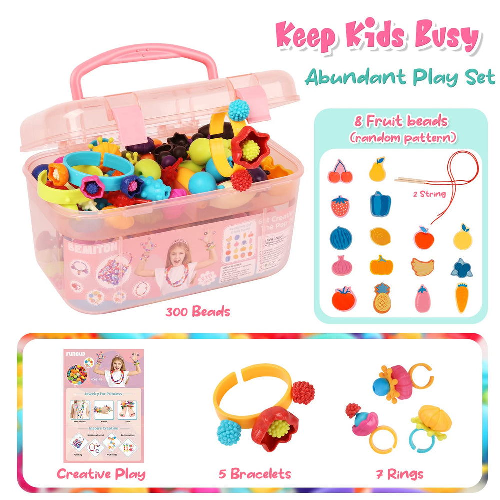 Bemiton portable gift box keeps crafts ready for birthdays and travel.