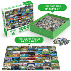 BenBen 1000-piece puzzle of Alcatraz for dramatic, engaging storytelling moments