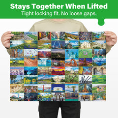 BenBen 1000-piece puzzle of Yellowstone National Park for mindful, relaxing concentration