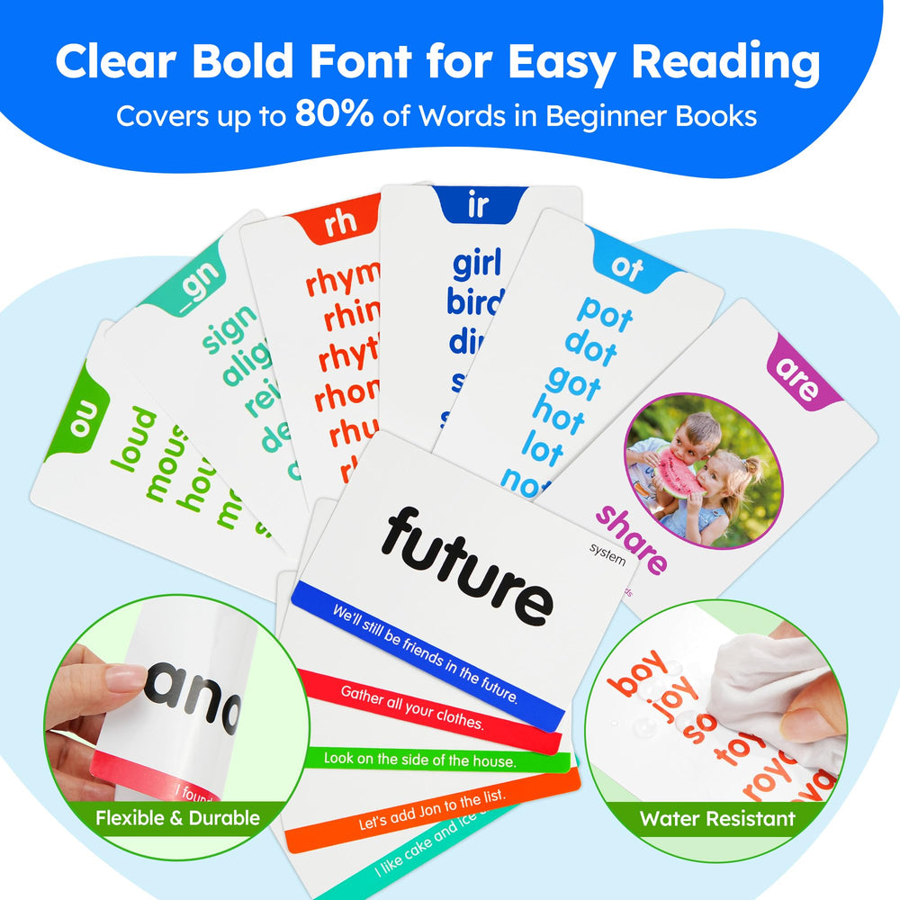 BenBen 650 phonics categories color-coded, covers CVC to blends for progression.