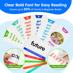 BenBen 650 phonics categories color-coded, covers CVC to blends for progression.