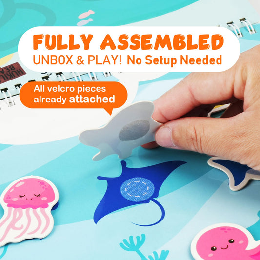 BenBen Busy Book open page ready-to-use learning session