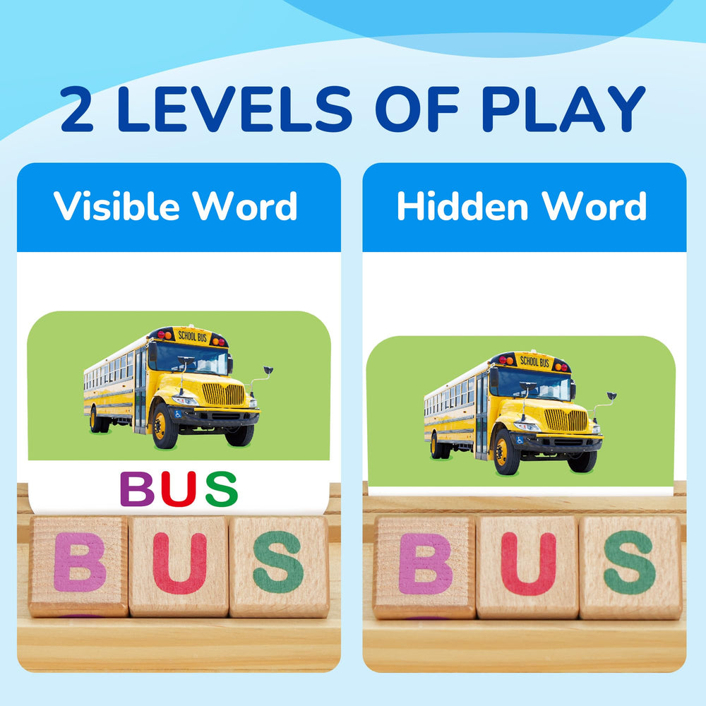 BenBen Level 1 cards showing image and word for beginners
