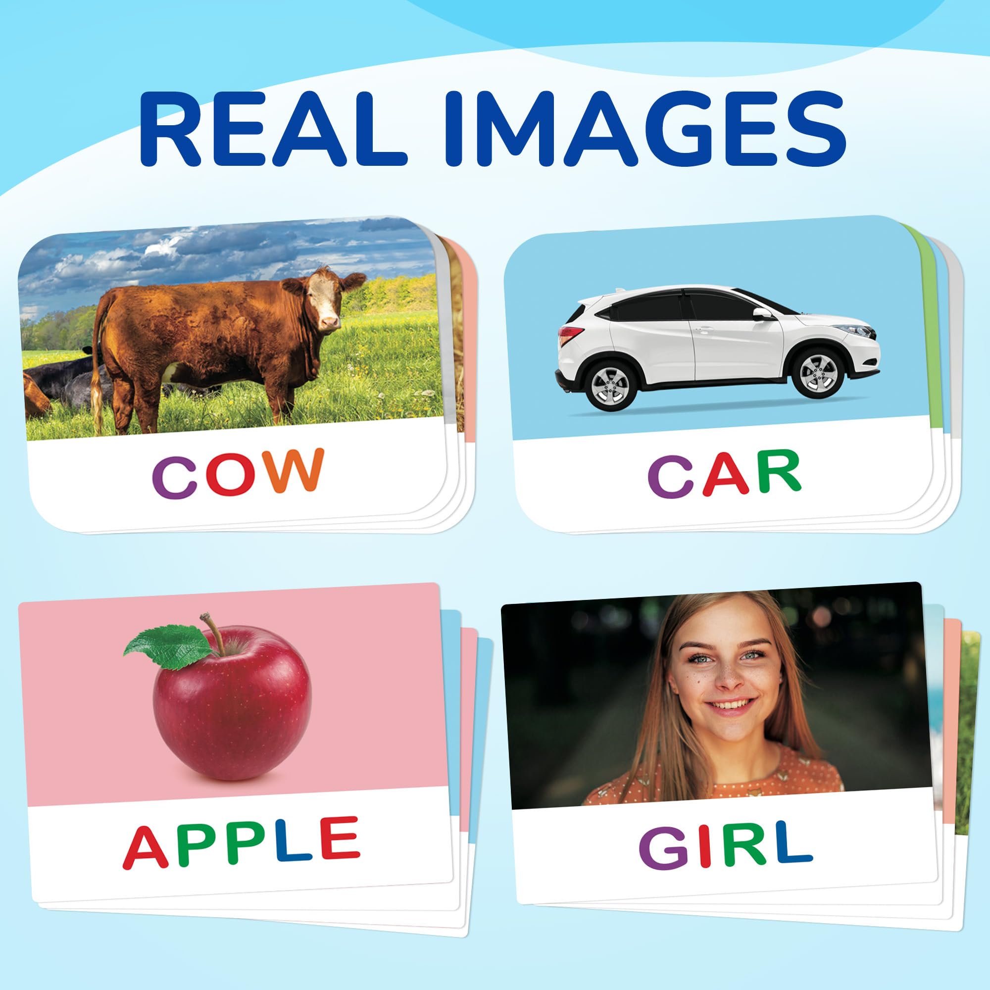 BenBen durable card stock cards with rounded corners for classroom use