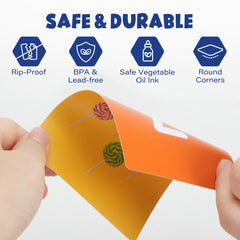 BenBen flash cards colors for toddlers, supports color naming and recognition.
