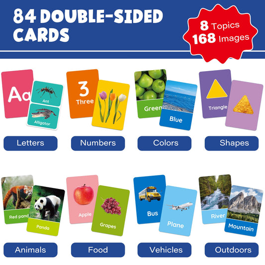 BenBen flash cards numbers for toddlers, ideal for counting practice.