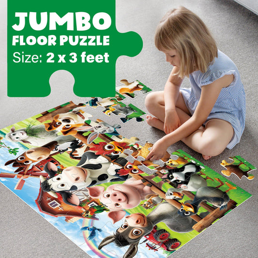 BenBen floor puzzle kids playing together boosts fine motor skills and teamwork.