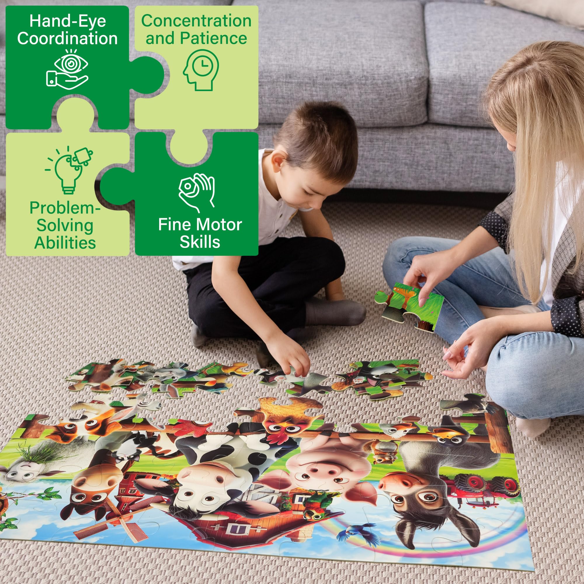 BenBen uses thick cardstock with smooth edges for safe toddler play.