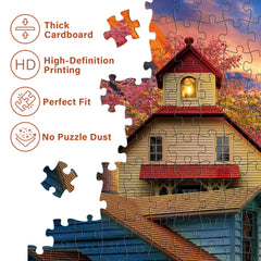 BenBen Golden Retriever scene invites warm, family-friendly puzzle sessions.