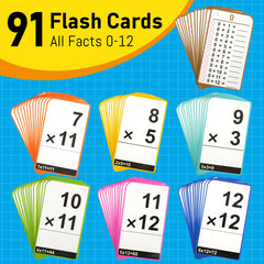 BenBen color coded by number cards for quick fact review