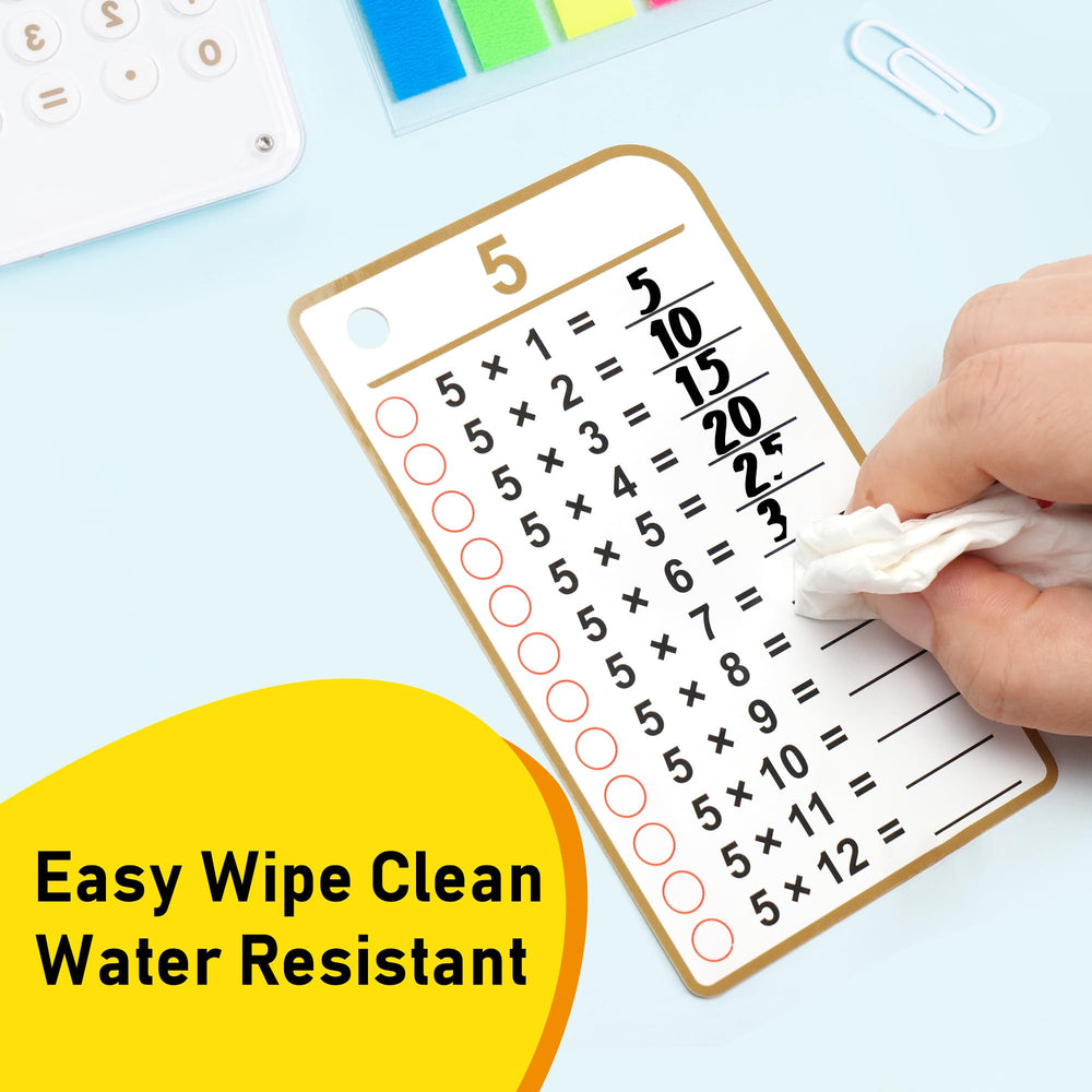 BenBen durable laminated flash cards withstand repeated use