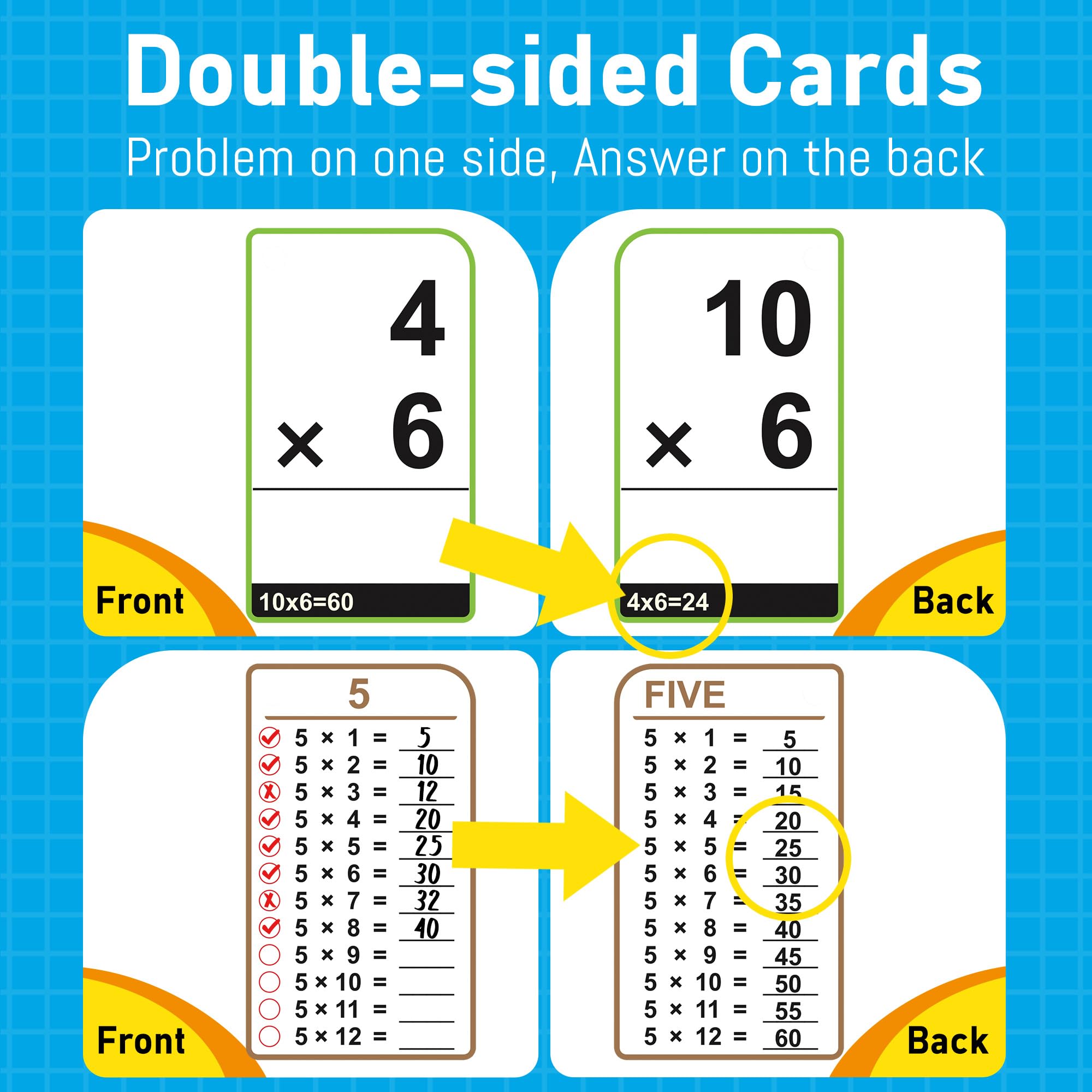 BenBen flash cards with rings for easy flipping and sorting