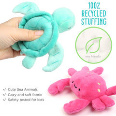 BenBen Octopus plush with bright colors and multiple tentacles for interactive play