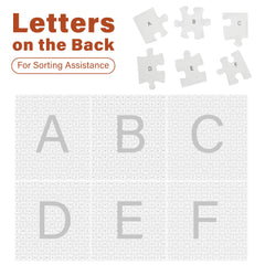 BenBen Dogs' Dinner Party back-side letters aid sorting
