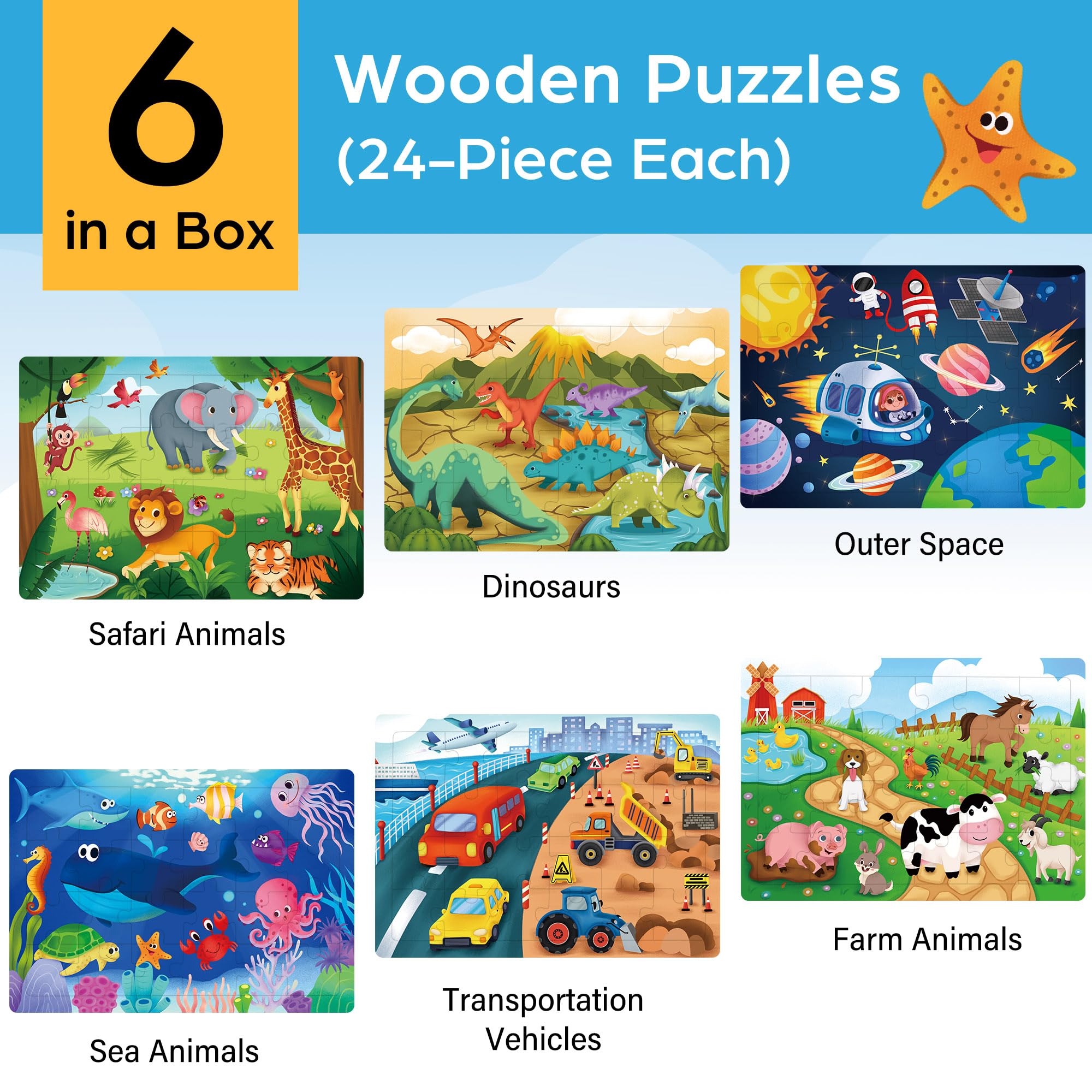 BenBen Transportation Vehicles puzzle supports sequencing skills and visual recognition with busy scenes.