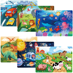 BenBen Wooden Puzzles emphasize sturdy construction for years of safe play and durability.