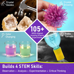BenBen tornado science demo illustrates air flow and physics concepts.