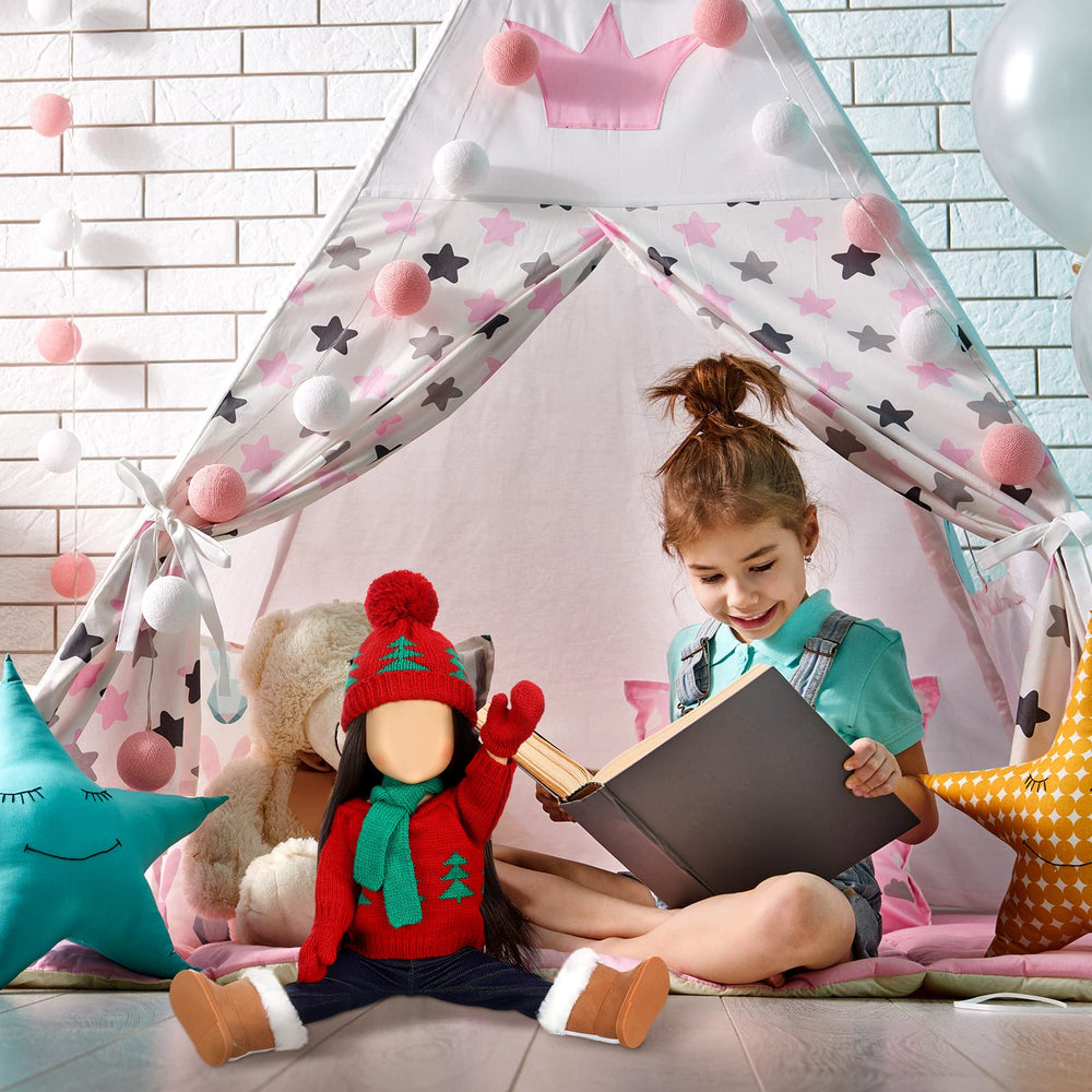 Bencailor 18-inch doll hat completes the winter look
