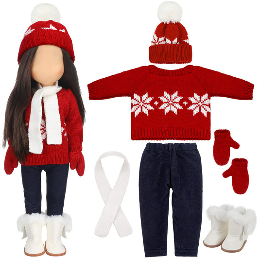 Bencailor 18-inch doll clothes set full outfit displayed for playtime